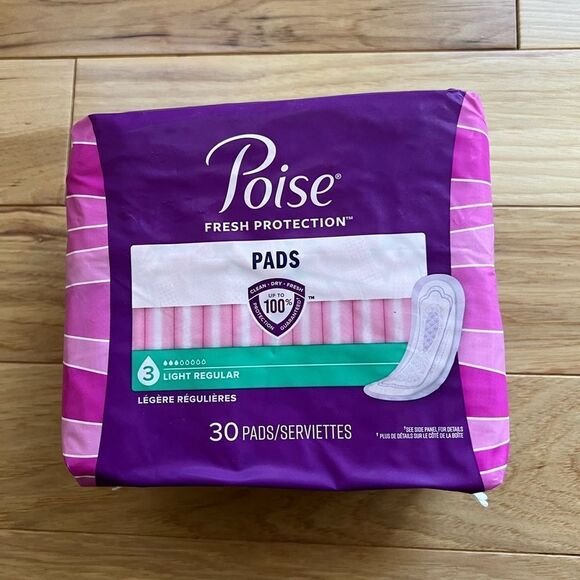 Pads For Bladder Leaks, 3 Drop Moderate Absorbency, Regular Length - Picture 1 of 1